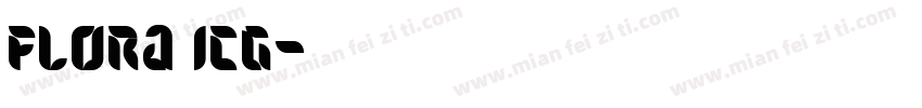 Flora ICG字体转换